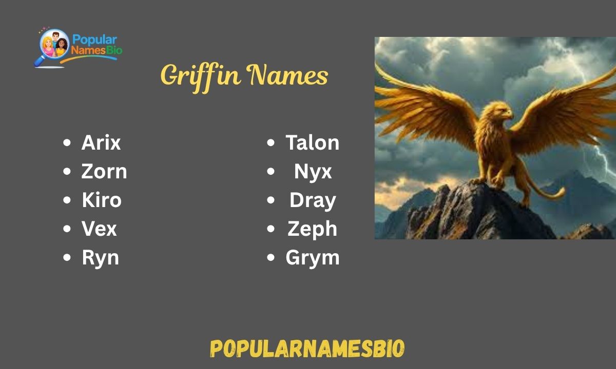420+ Griffin Names The Ultimate Guide to Naming Your Mythical Creature 