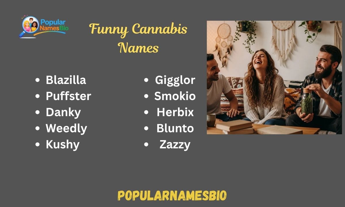 450+ Funny Cannabis Names Unique, Dirty, Puns, Clever & Creative Ideas