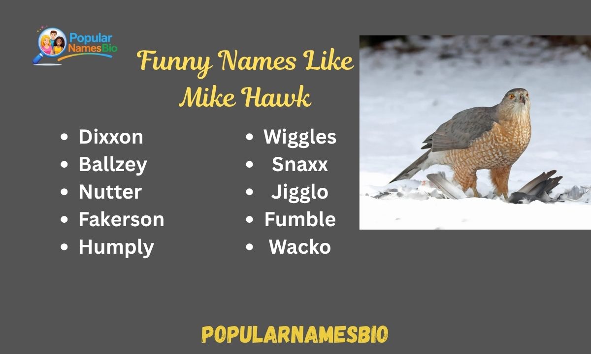 450+ Funny Names Like Mike Hawk Weird, Fake Ideas For Adults