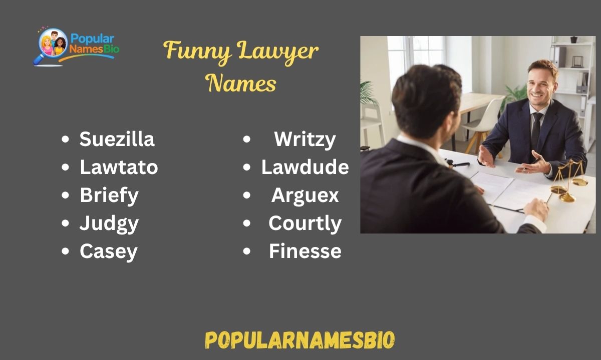 460+ Funny Lawyer Names That Are Cool, Creative & Unique 2026