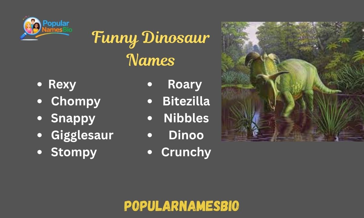 475+ Funny Dinosaur Names Dirty, Cute, Weird For Boys & Girls