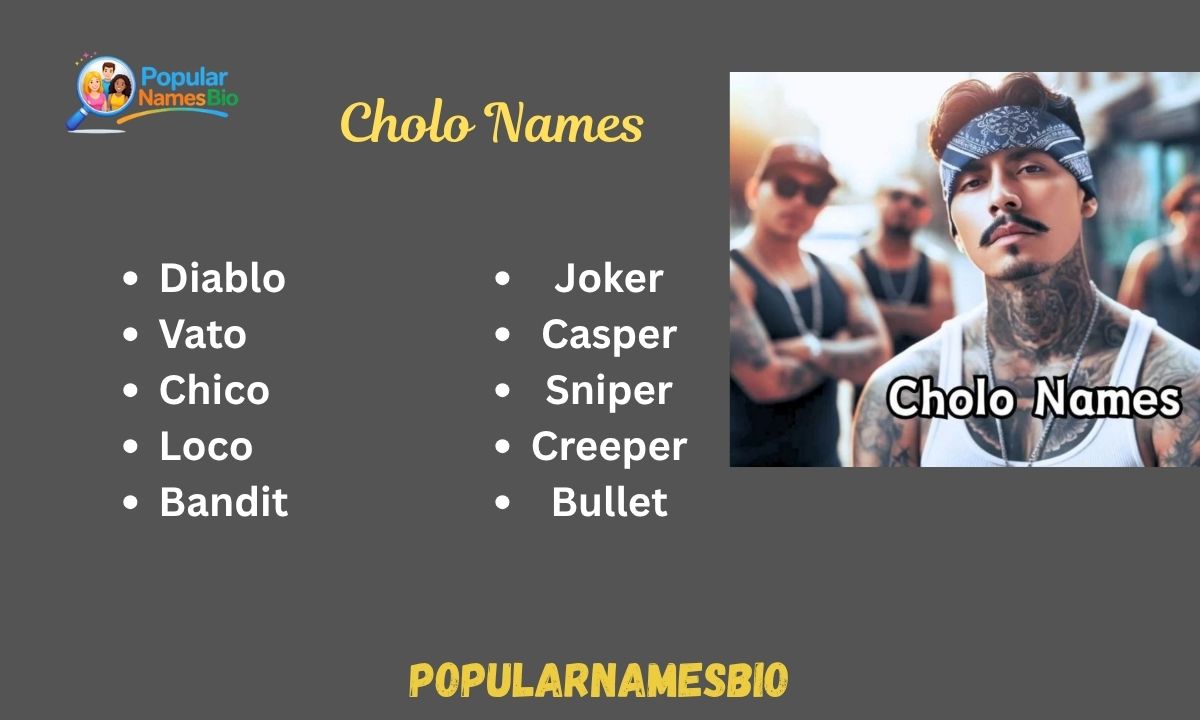 480+ Cool and Classic Cholo Names That Bring Attitude
