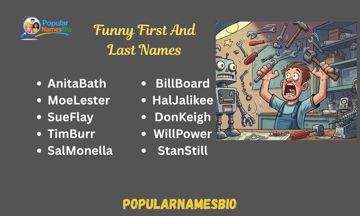 540 Funny First And Last Names Dirty For Boys & Girls 2026