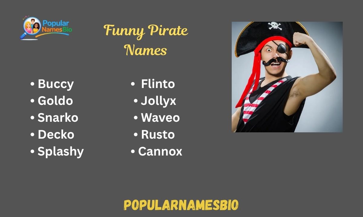 540+ Funny Pirate Names Dirty, DND, For Kids, Male & Female