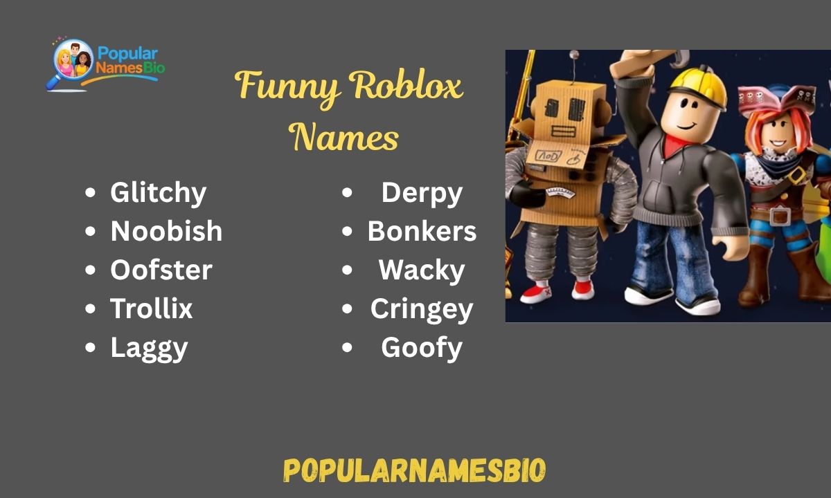 540+ Funny Roblox Names Inappropriate Usernames For Girl & Boy