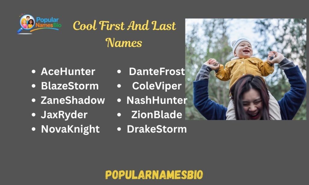Cool First And Last Names
