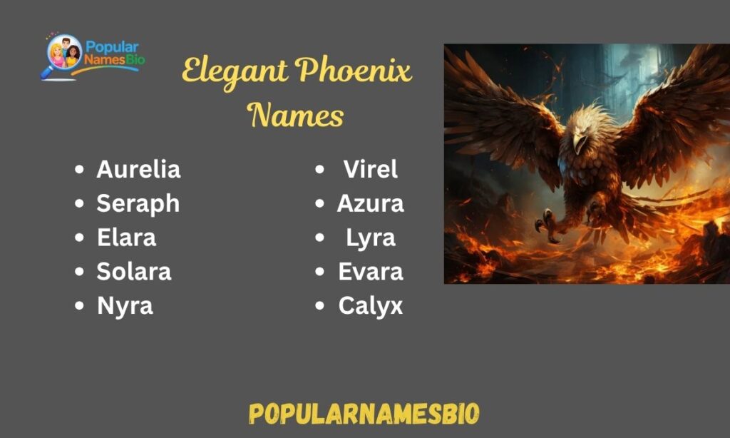 Elegant Phoenix Names
