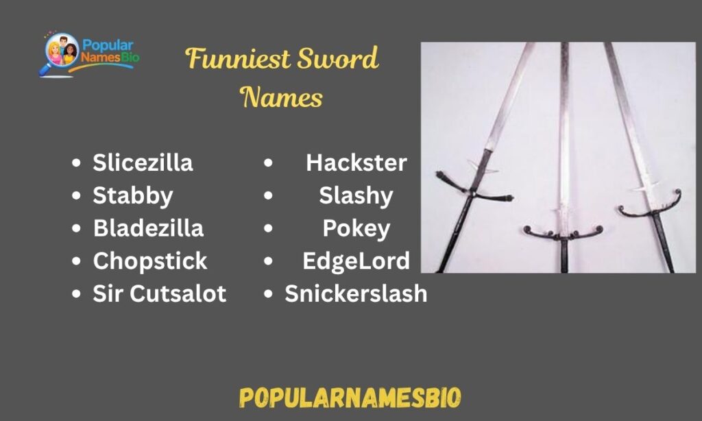 Funniest Sword Names