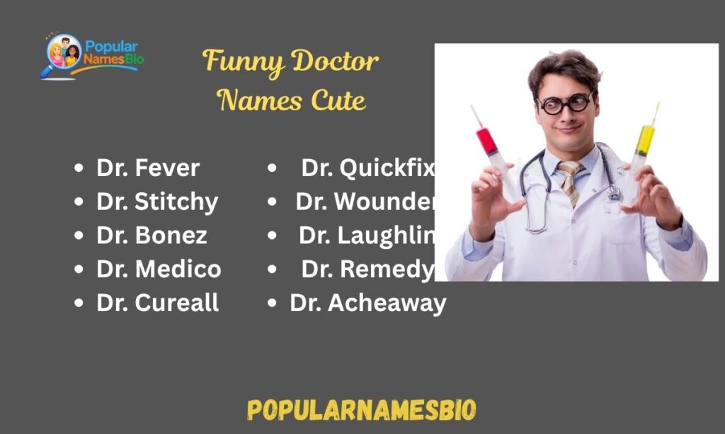Funny Doctor Names Cute