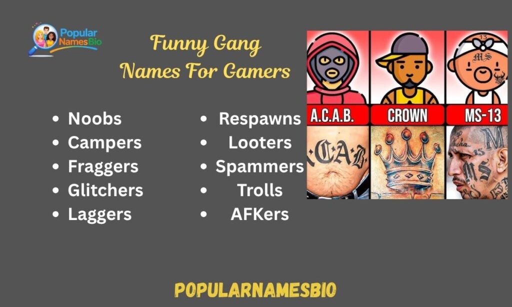 Funny Gang Names For Gamers (1)