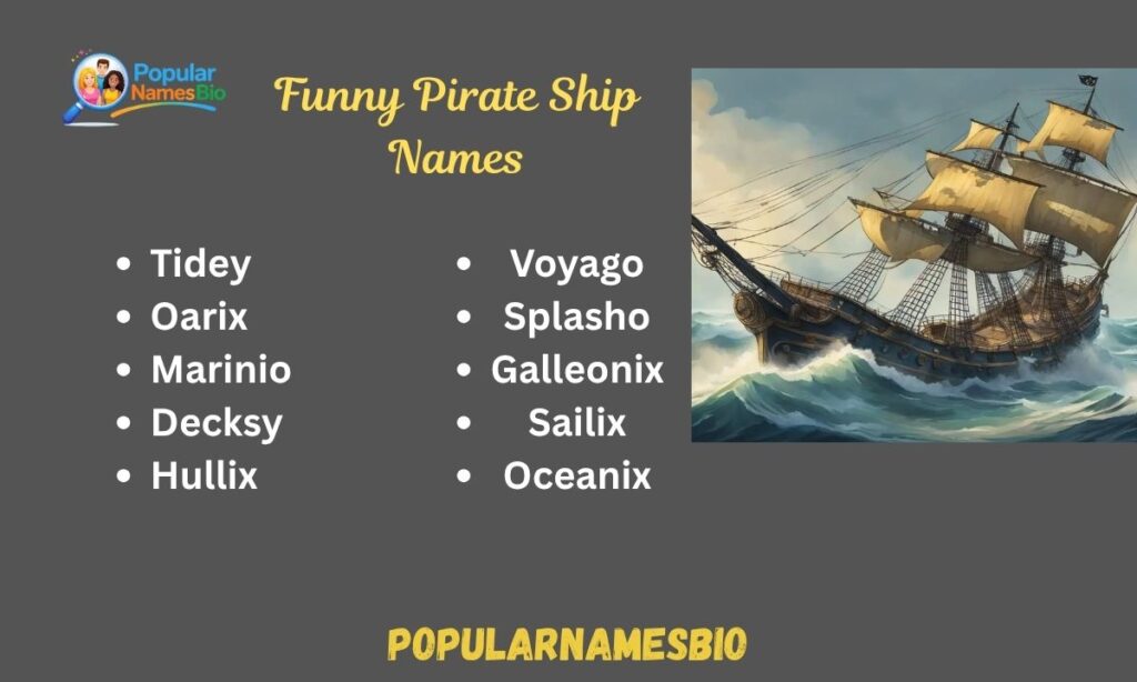 Funny Pirate Ship Names