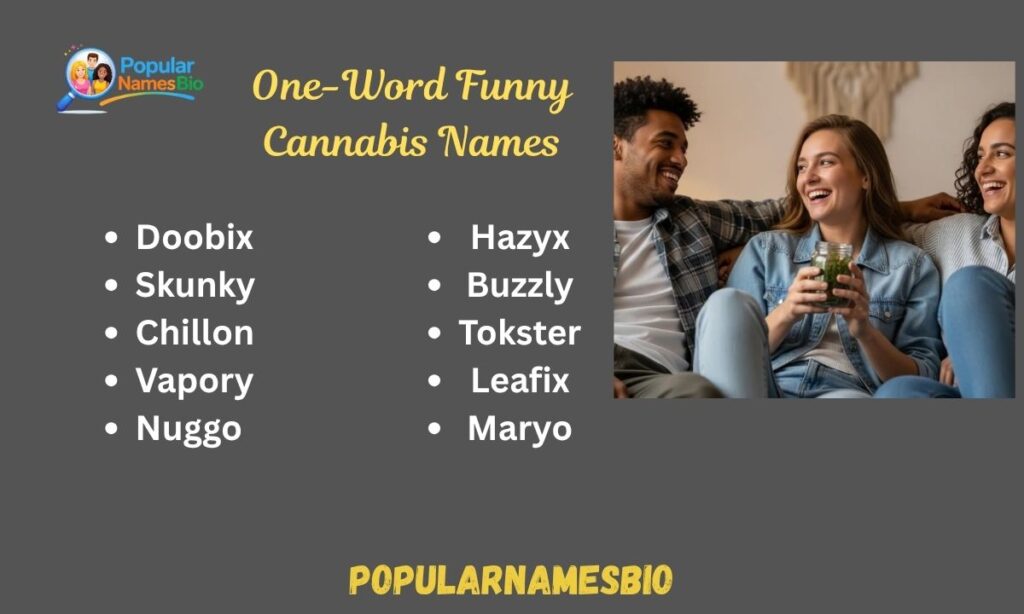 One-Word Funny Cannabis Names