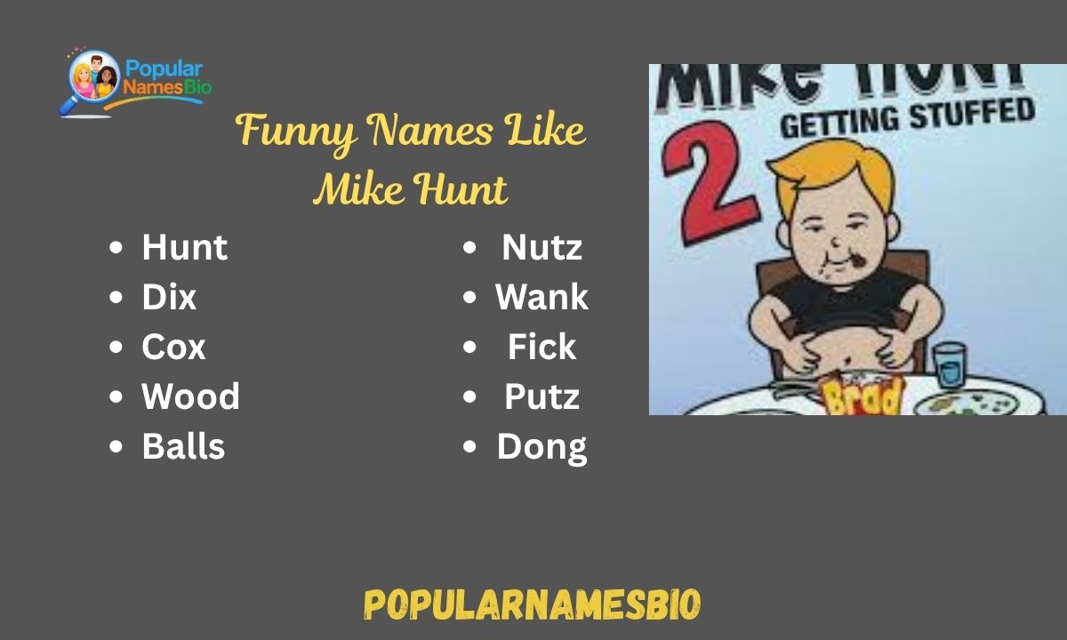 400+ Funny Names Like Mike Hunt – Complete Gag Name List