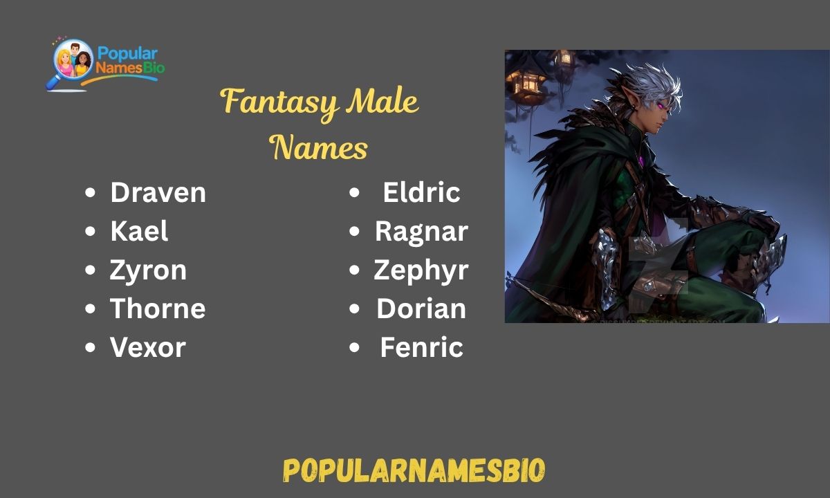 440+ Fantasy Male Names Magic, Dark, Medieval & Cool With Meaning