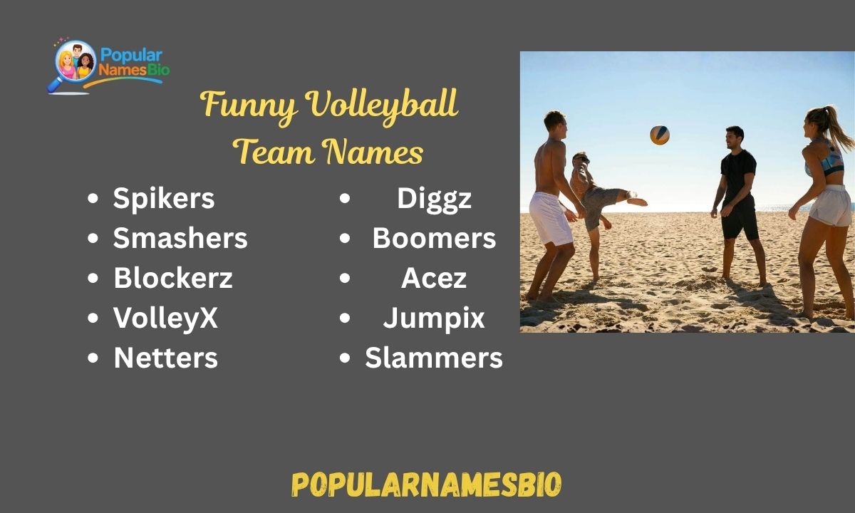 500+ Funny Volleyball Team Names Unique, Dirty For Youth 2026