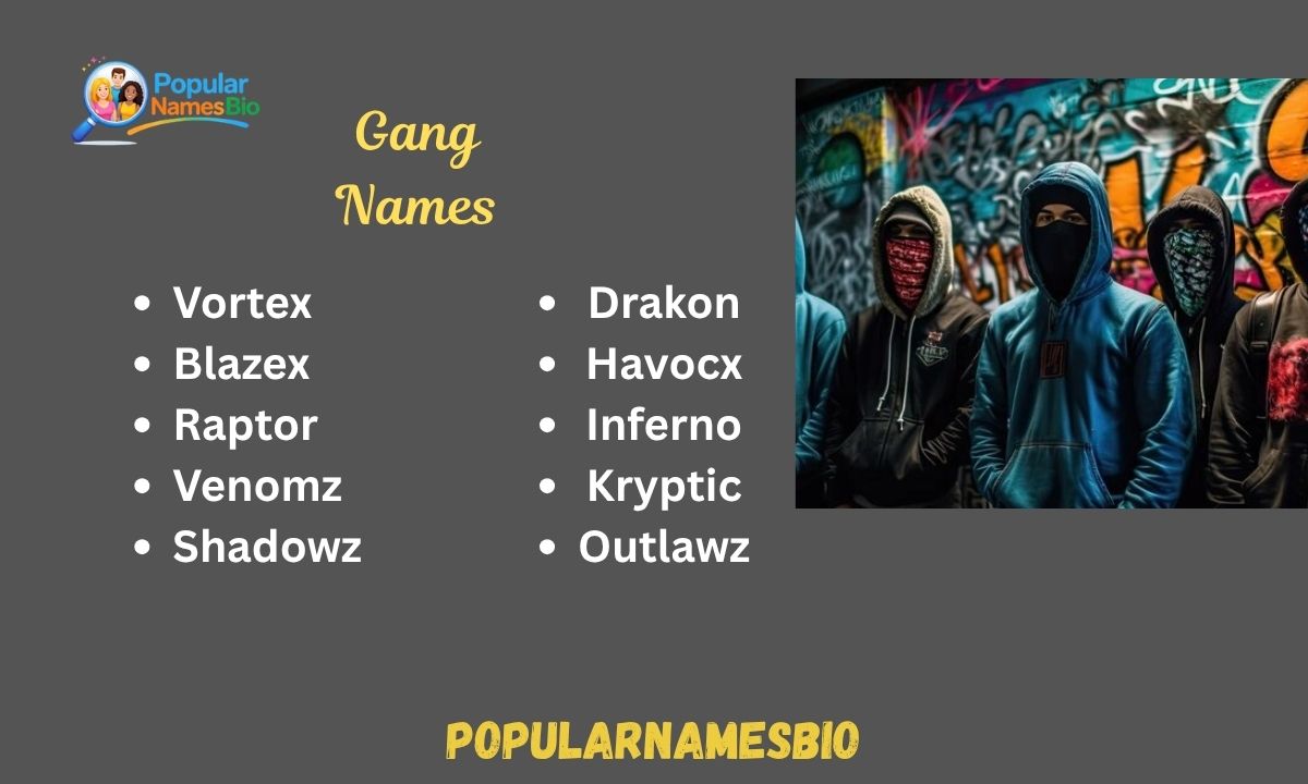 550+ Best Gang Names Funny, Fantasy, Unique & Cool For Boy & Girl
